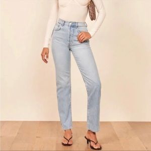 Cynthia High Rise Straight Jeans